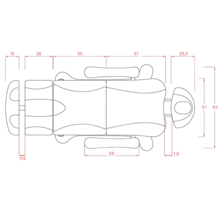 BEAUTEK beauty bed Wolke I Heating I 240° Rotatable I White