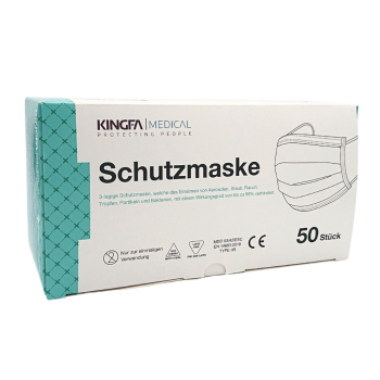 Medizinischer Mund- und Nasenschutz für hygienisches Arbeiten. Filtert 98% aller Aerosole!
