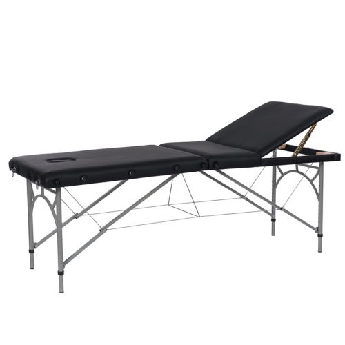 Ultra komfortable Transportliege für mobile Massage, Kosmetik und andere Behandlungen.