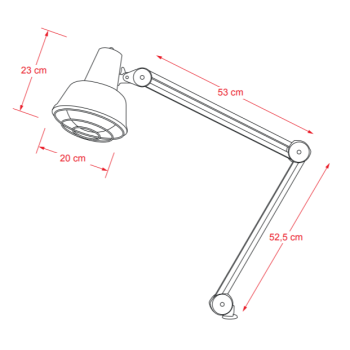 Silverfox Infrared Lamp 1003 SF A