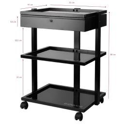 Side table AS INK PRO 1040A black