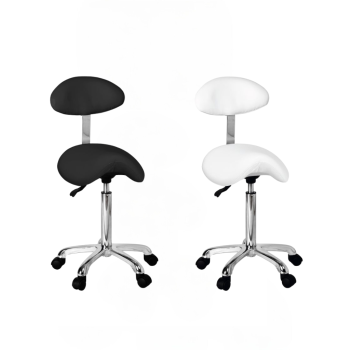BEAUTEK Arbeitsstuhl 1023 I mit Lehne I Schwarz