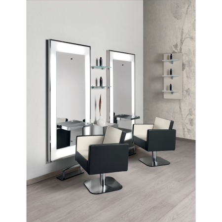 Friseurstuhl Salon Ambience Square I Basen I neigbare Rückenlehne
