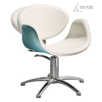 Styling chair Salon Ambience Amber I bases I reclining backrest