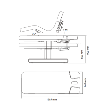 Wellnessliege 401 E-3 WK