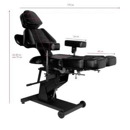 INK PRO Tattoo Chair 828 H AS