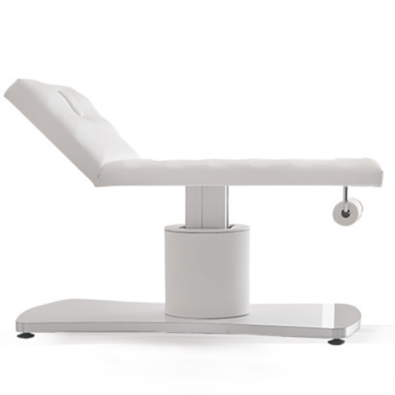 Kompakte und minimalistische Massageliege mit einem elektrischen Motor und einer Fußfernbedienung!