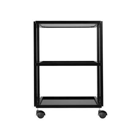 BEAUTEK PRO INK 1041 side trolley | black | 3 tiers