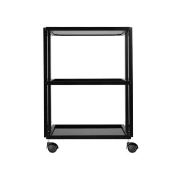 BEAUTEK PRO INK 1041 side trolley | black | 3 tiers