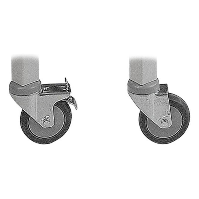 4x Rollen (Ø125 mm)