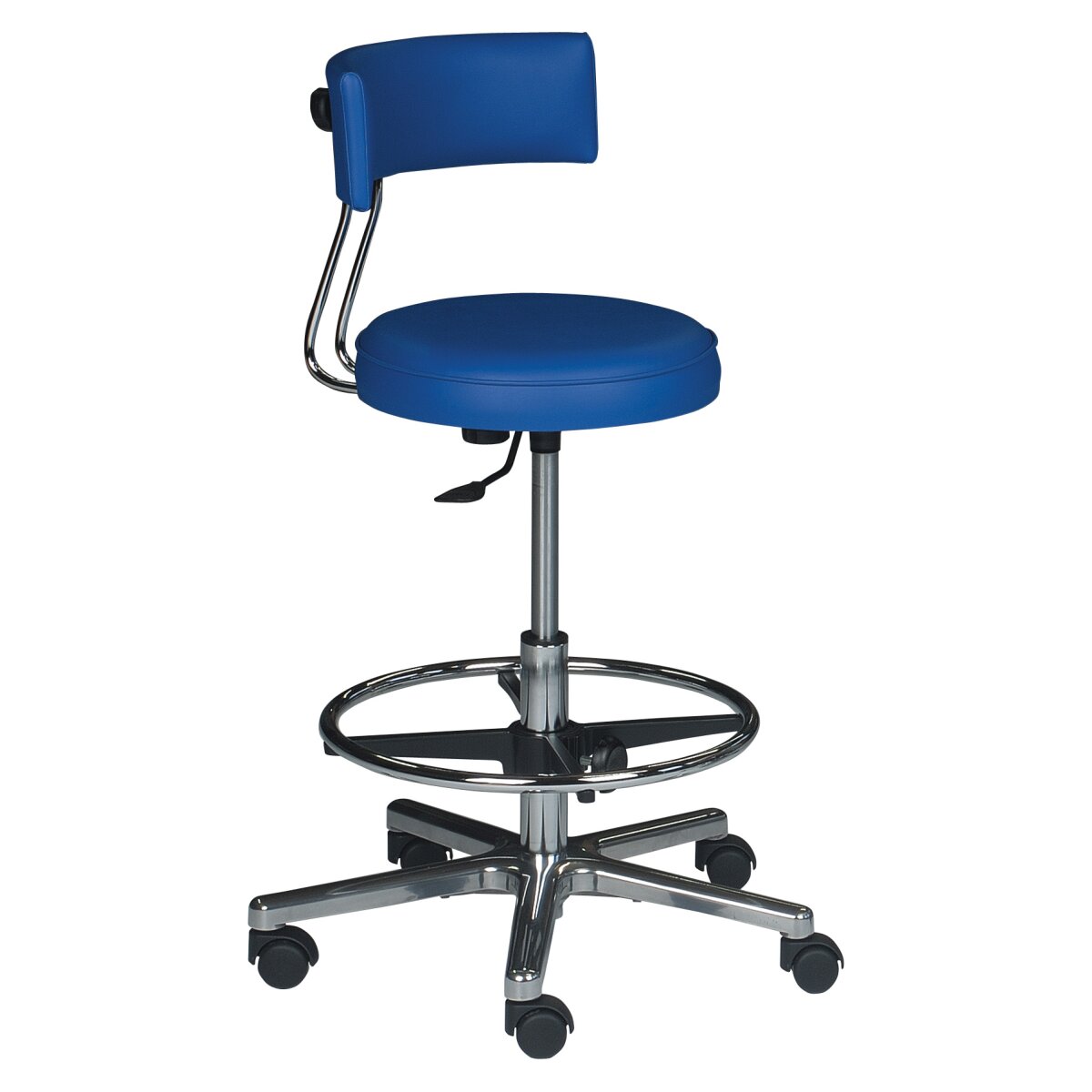 Dreh- und Praxisstuhl mit Lehne 1011 A