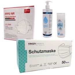 Beautek Hygiene Set (Masken + Desinfektion)