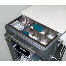 Medical Device Cart 2300 D with Safety Glass