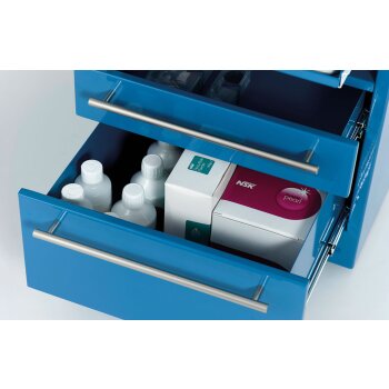 Medical Equipment Cart 2500 D S3: 42 x 50 x 90 cm Steel Worktop