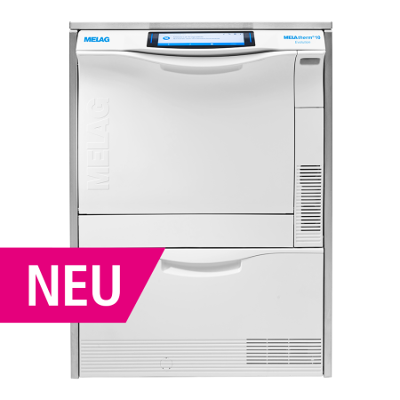 Thermodesinfektor mit großem Smart-Touch Display und Video-Tutorials.