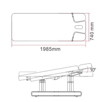 Wellnessliege Ambience mit Heizung
