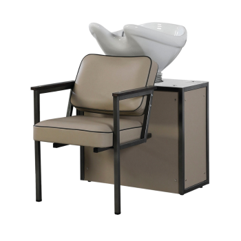 Salon Ambience Washing Chair Madisonwash SA White Upholstered Panels (Var. 1)