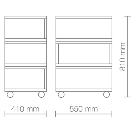 Vismara Beistellwagen 1040 VI Bardolino Oak