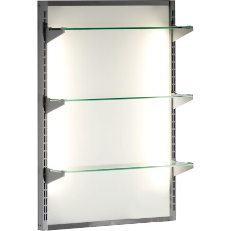 Praktisches Wandregal mit LED Hintergrundbeleuchtung: Präsentieren jetzt Ihre Top-Produkte in eleganter Art.