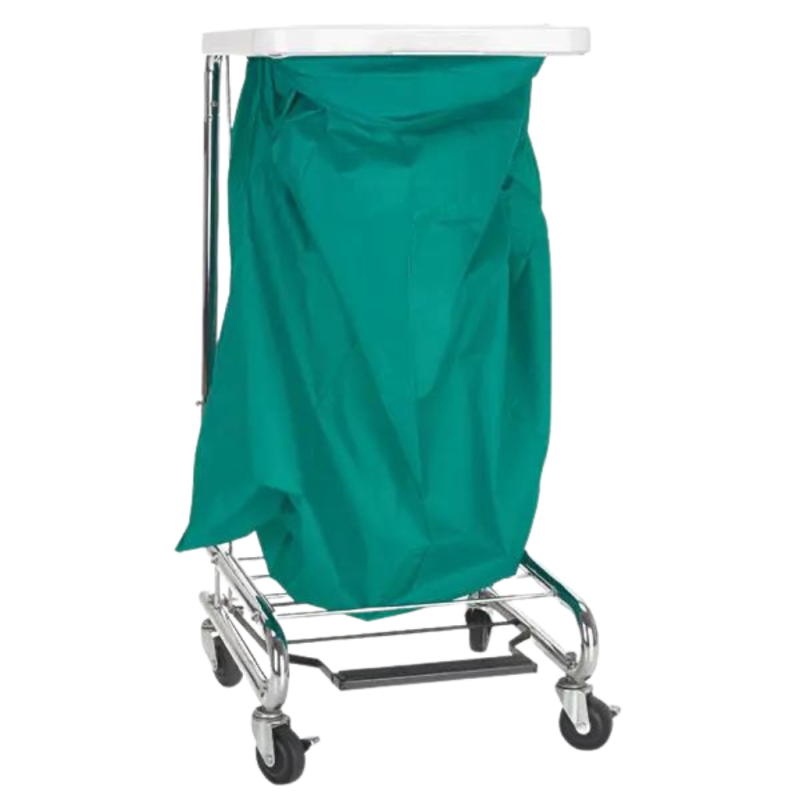 Stabiler Wäschesäck aus grünem Nylon!