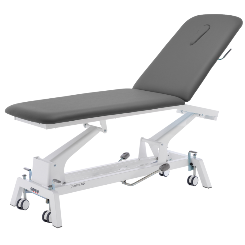 Mehr Variationen gehen nicht: Jetzt die Behandlungsliege gymna.GO E-1G individuell zusammenstellen!