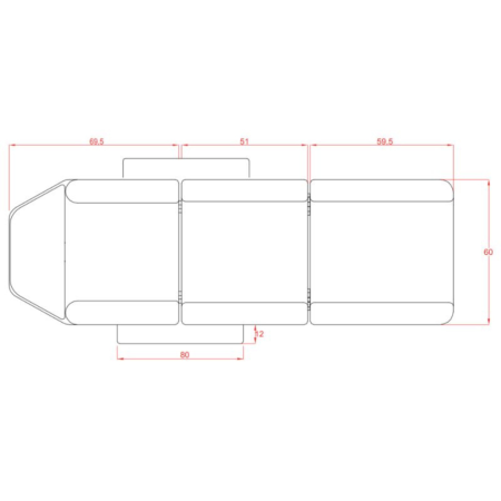 Tattooliege 336 H I Hydraulische Höhenverstellung