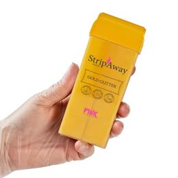 PINK StripAway Wax Gold Glitter Roll-On 100ml