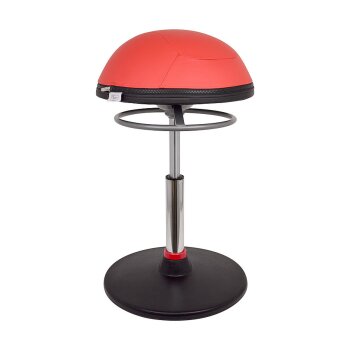 Teqler Pendelhocker schwingend in Rot 138141
