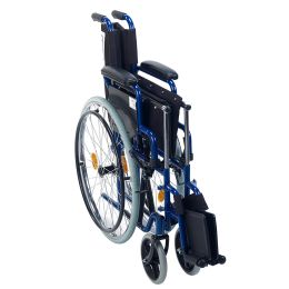 Der Teqler ist ein faltbarer Rollstuhl, der mit einem...