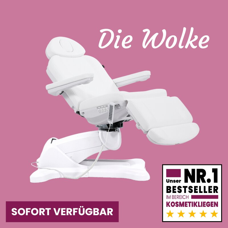 BEAUTEK Kosmetikliege Wolke I Heizung I Memoryfunktion I Weiß