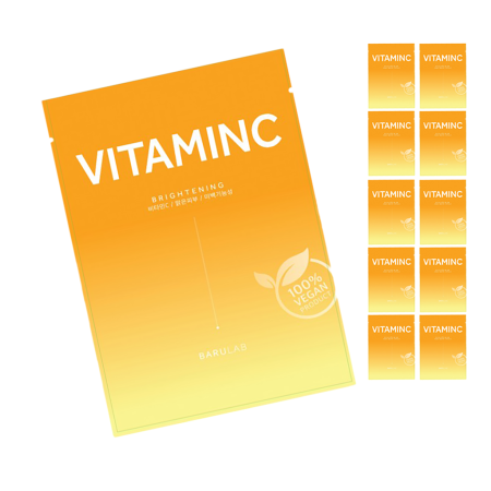 Entdecke die Barulab Vitamin C Tuchmaske, die deine Haut...