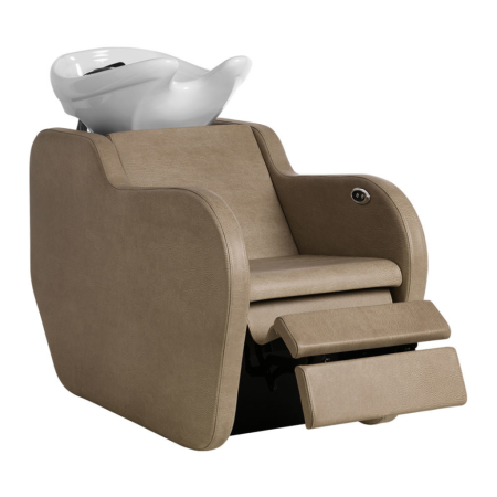 Luca Rossini Waschsessel Garda LR Weiß ohne Beinauflage