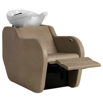 Luca Rossini Waschsessel Garda LR Weiß ohne Beinauflage