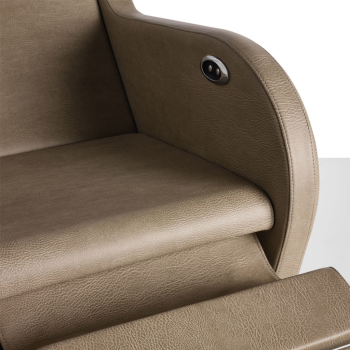 Luca Rossini Waschsessel Garda LR Weiß ohne Beinauflage