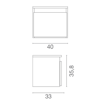 Luca Rossini Schrank Tengo LR Weiß