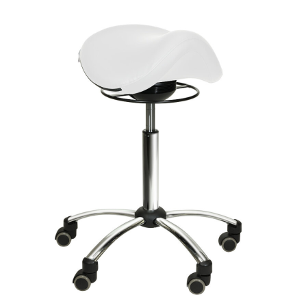 Teqler Saddle Stool 145205 NM white