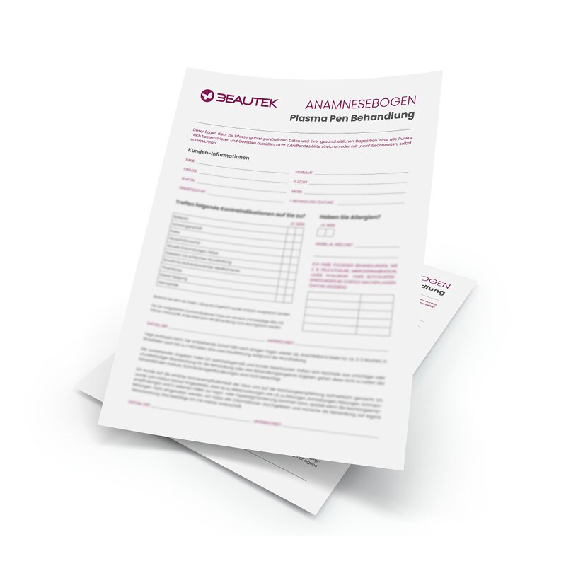 Anamnesebogen Plasma Pen (Digital Download)