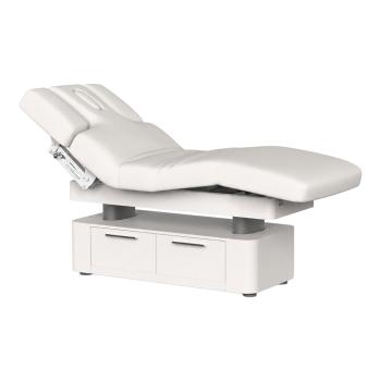 Silverfox wellness Lounger OKEN E-4 | Heating | under-counter cabinet | wood effect | white