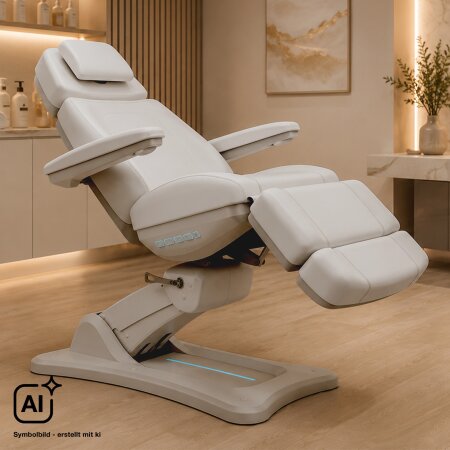Silverfox beauty bed SELEN E-4 I Memory Function I 240° Rotation I White