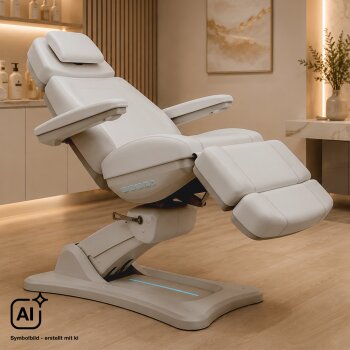 Silverfox beauty bed SELEN E-4 I Memory Function I 240° Rotation I White