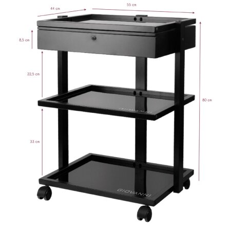 Side table AS INK PRO 1040A black