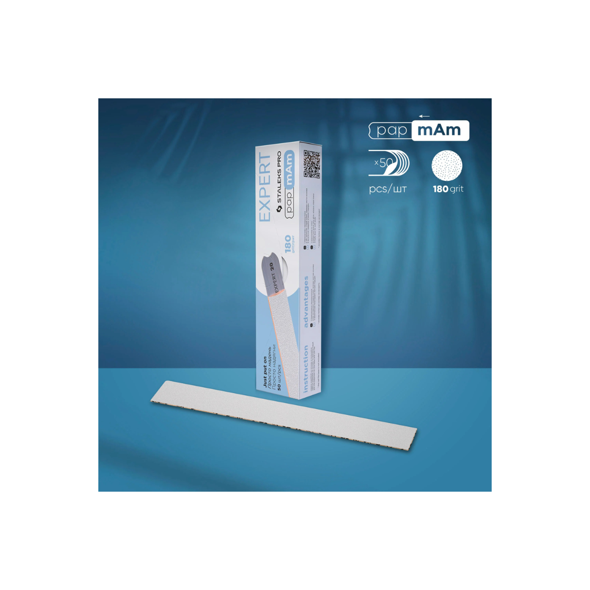 Wechselfeilenblatt STALEKS Expert 22 I 180 Grit Einwegfeilen I 50 Stk für hygienisches Feilen