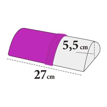 Medixwell neck roll cover terry silver 07