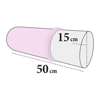 Medixwell Knee Roll cover pink 51 Frottee