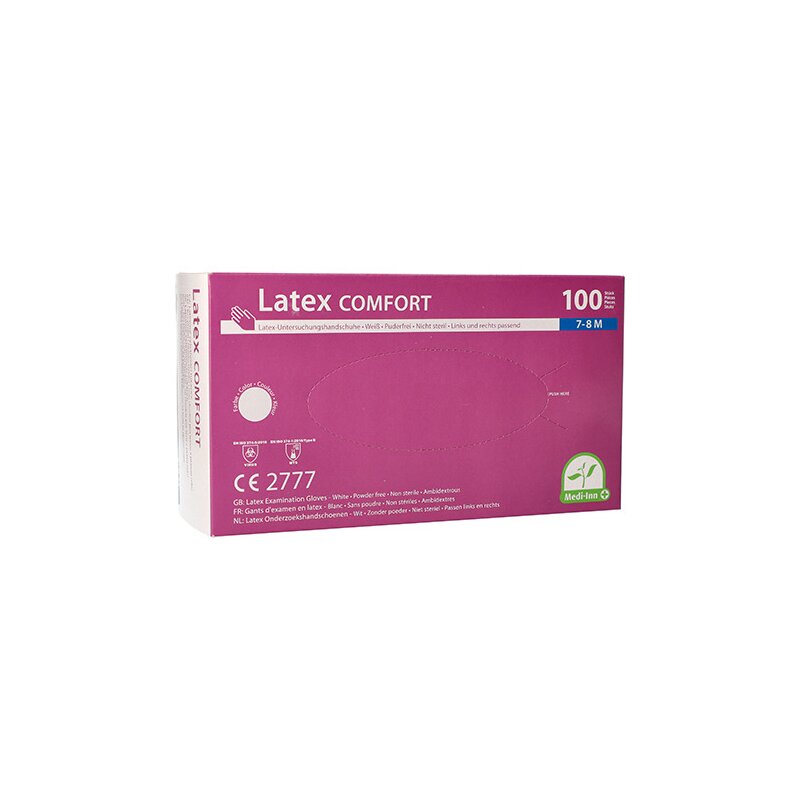 Latex gloves 100 pieces M (white)