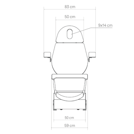 Naggura Kosmetikliege Swop B4 Beauty E-4 | Up I Heizung I Braun