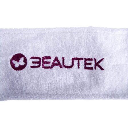 Stirnband BEAUTEK Edition | Frottee | Weiß | 6 Stück