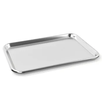 Teqler instrument tray I stainless steel I XXL: 39 x 27.5 x 1.9 cm