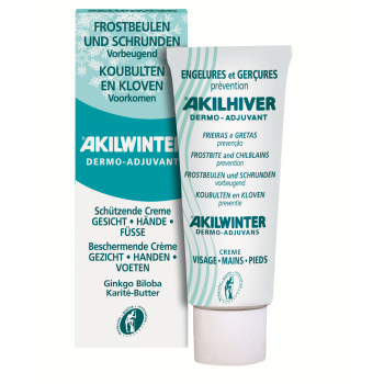 Akileine Akilwinter Cream I Winter care for face & hands I Protection against cold & itching I 75 ml