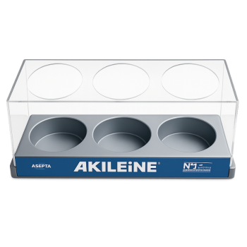 Praktischer Aufsteller für 3 Spenderflaschen. Ideal für Studios & Apotheken. Jetzt bei BEAUTEK entdecken!